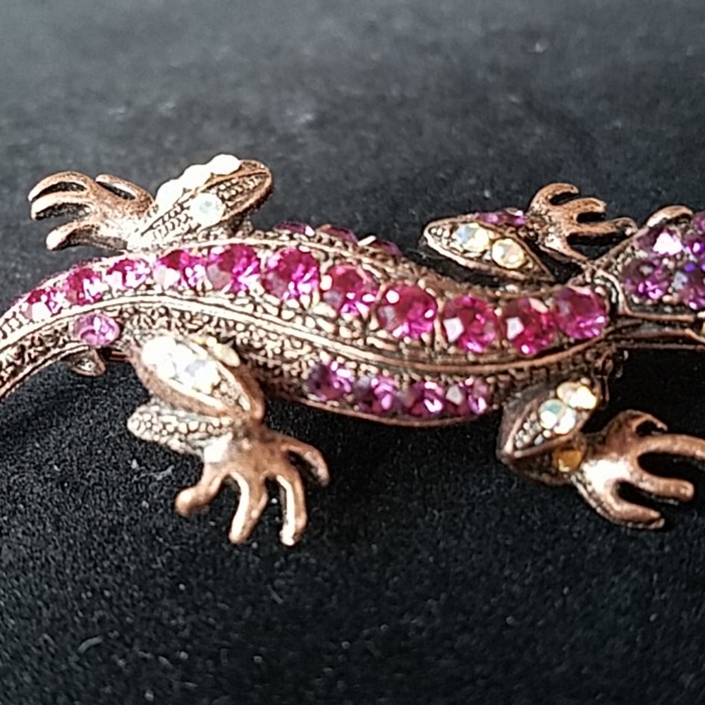 VINTAGE Lizard Brooch/ Pin - Picture 4 of 5